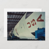 Lyndon B. Johnson Ruimtevaartcentrum Apollo Rocket Briefkaart (Voorkant / Achterkant)