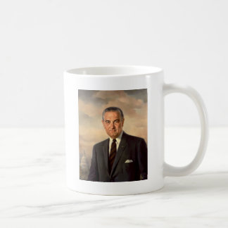 Lyndon Johnson Officieel portret Koffiemok