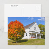 Lyndon Town House, Vermont Briefkaart (Voorkant / Achterkant)