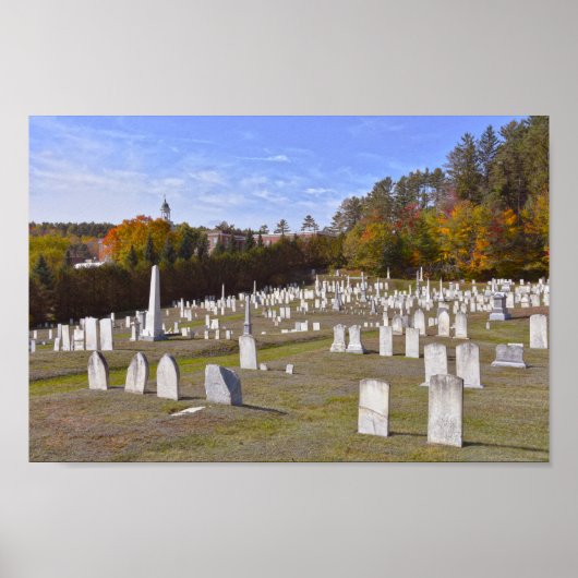 Lyndon, Vermont, Cemetery Poster (Voorkant)