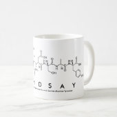 Lyndsay peptide nom mug (Devant droit)