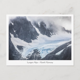 Lyngen Alpen Noord Noorwegen Briefkaart