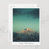 Lyngen Mountains Noorwegen Briefkaart (Voorkant / Achterkant)