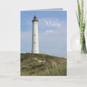 Lyngvig Fyr, Lighthouse, Ringkobing, Denemarken Kaart