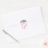 Lynn Natuurlijk ben ik Geweldige dat ik Lynn heet Ronde Sticker (Envelop)