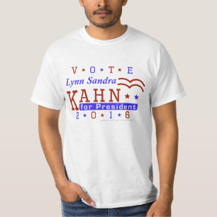 Lynn S Kahn President 2016 Verkiezingsafhankelijke T-shirt