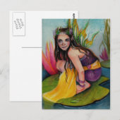 Lynsye Faerie w Locket Briefkaart (Voorkant / Achterkant)