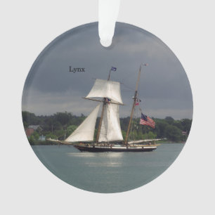 Lynx-acrylversiering Ornament