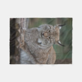 Lynx bekijkt u fleece deken (Voorkant (Horizontaal))