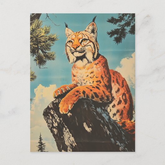 Lynx briefkaart (Voorkant)
