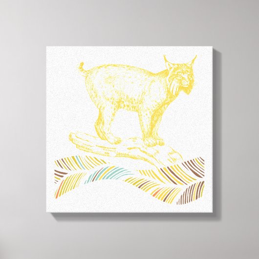 Lynx Canvas Afdruk (Voorkant)