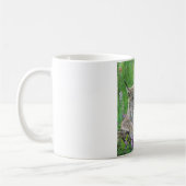 Lynx Cat & Kitten Cute Coffee Cup Koffiemok (Links)