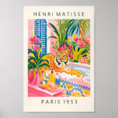Lynx Dans La Baignoire Poster Drôle, Matisse Art P (Devant)