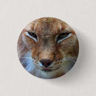 Lynx Face - Badge Ronde Button 3,2 Cm