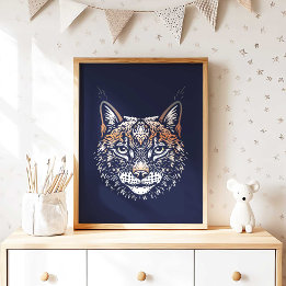 Lynx | Forest Animal Lynx Wall Print