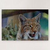 lynx kattenpuzzel legpuzzel (Horizontaal)