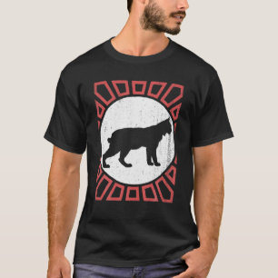 Lynx Lover Retro Style Animal T-shirt