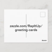 Lynx Point Siamese Briefkaart (Achterkant)