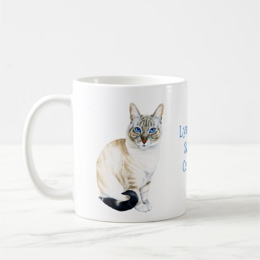 Lynx Point Siamese Cat Parent  Koffiemok (Links)