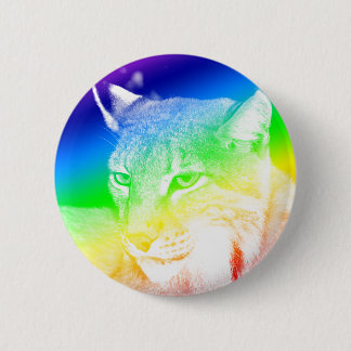 Lynx Regenbooghoogtepunten Ronde Button 5,7 Cm