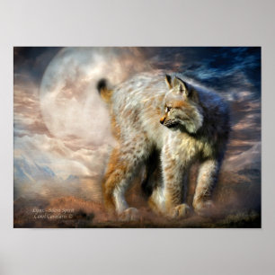 Lynx-Silent Spirit Art-Poster/Afdruk Poster