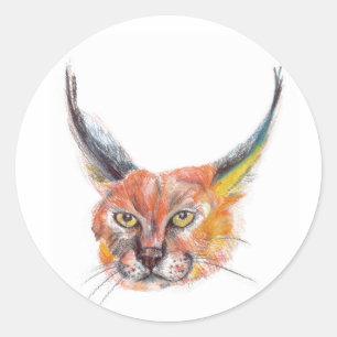 Lynx, Sticker pour amoureux de la nature
