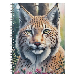 Lynx Waterverf Schilderen Bloemen Artwork Notitieboek