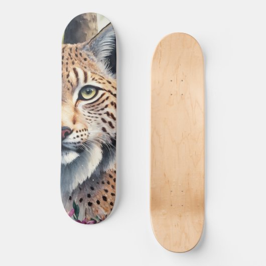 Lynx Waterverf schilderen Skateboard (Voorkant)