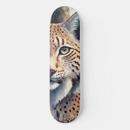 Lynx Waterverf schilderen Skateboard (Voorkant)