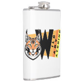 Lynx - Wild. Voorzichtig. waarneming Heupfles (Rechts)