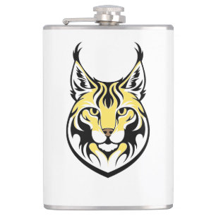 Lynx, wilde kat heupfles