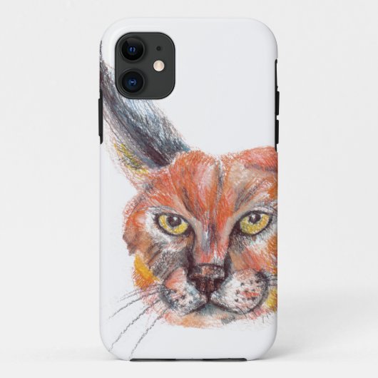 Lynxs tekening iPhone SE + iPhone 5/5S Case-Mate iPhone Case (Achterkant)