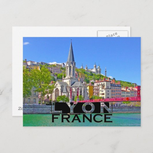 Lyon Briefkaart (Voorkant / Achterkant)