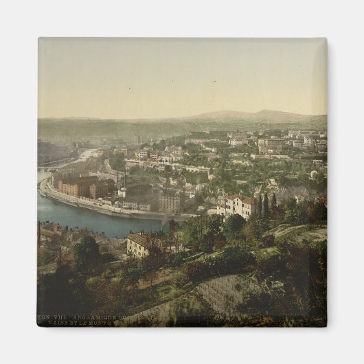 Lyon Cityview, Frankrijk Magneet (Voorkant)