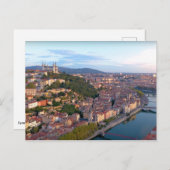 Lyon colline de Fourvière Briefkaart (Voorkant / Achterkant)