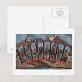 Lyon, ColoradoLarge Letter ScenesLyons, CO Briefkaart (Voorkant / Achterkant)