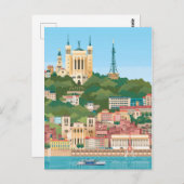 Lyon Fourvière Briefkaart (Voorkant / Achterkant)