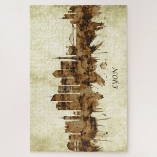 Lyon France Cityscape Legpuzzel