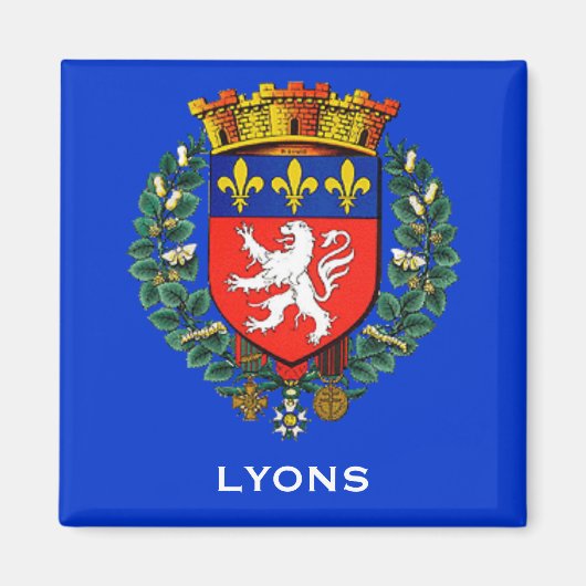 Lyon France Coat of Arms Magnet (Devant)