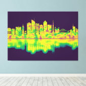 Lyon France Skyline Canvas Afdruk (Insitu (Houten vloer))