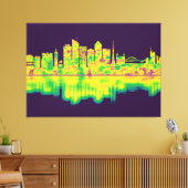 Lyon France Skyline Canvas Afdruk (Insitu (Woonkamer))
