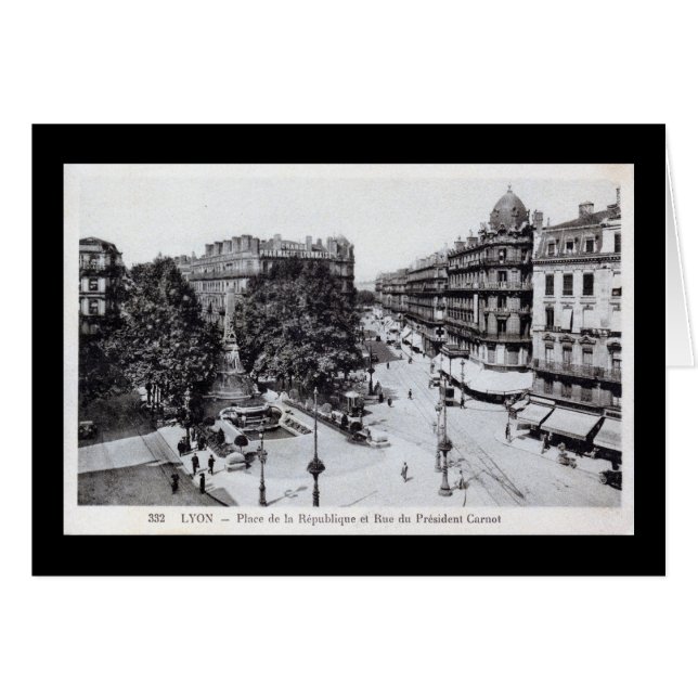 Lyon, Frankrijk 1910  (Voorkant Horizontaal)