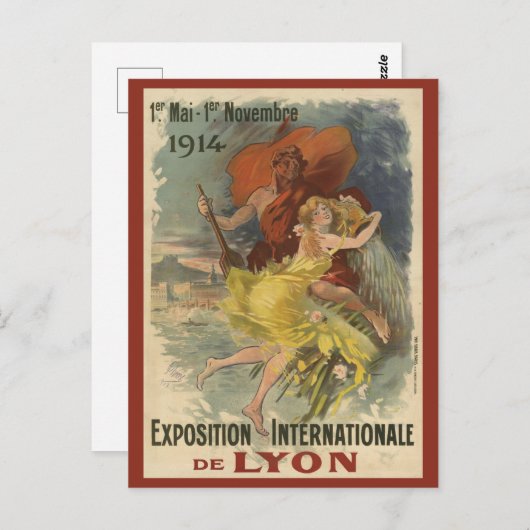 Lyon Frankrijk Frans Reizen Briefkaart (Voorkant / Achterkant)