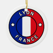 Lyon Frankrijk Keramisch Ornament (Voorkant)