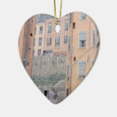 Lyon, Frankrijk - kerstboomversiering Keramisch Ornament (Links)