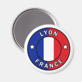 Lyon Frankrijk Magneet (Voorkant / Achterkant)