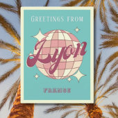 Lyon Frankrijk Retro  Partij Briefkaart