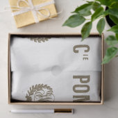  Lyon French Business Typography Wreaths Ti Tissuepapier (Geschenk)