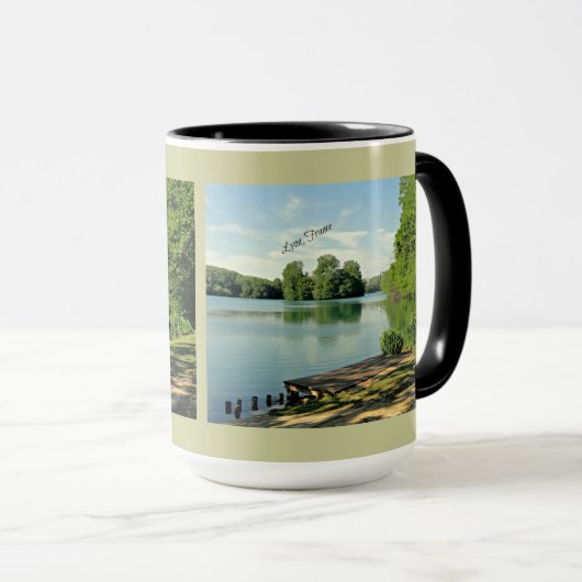 Lyon, landschap Frankrijk Mok (Voorkant rechts)