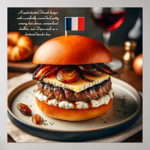 Lyon Luxe Burger Poster
